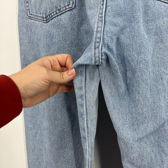 Vintage Wrangler Distressed Denim Jeans Light Wash Regular Fit Men's 38x34 - Picture 4 of 10